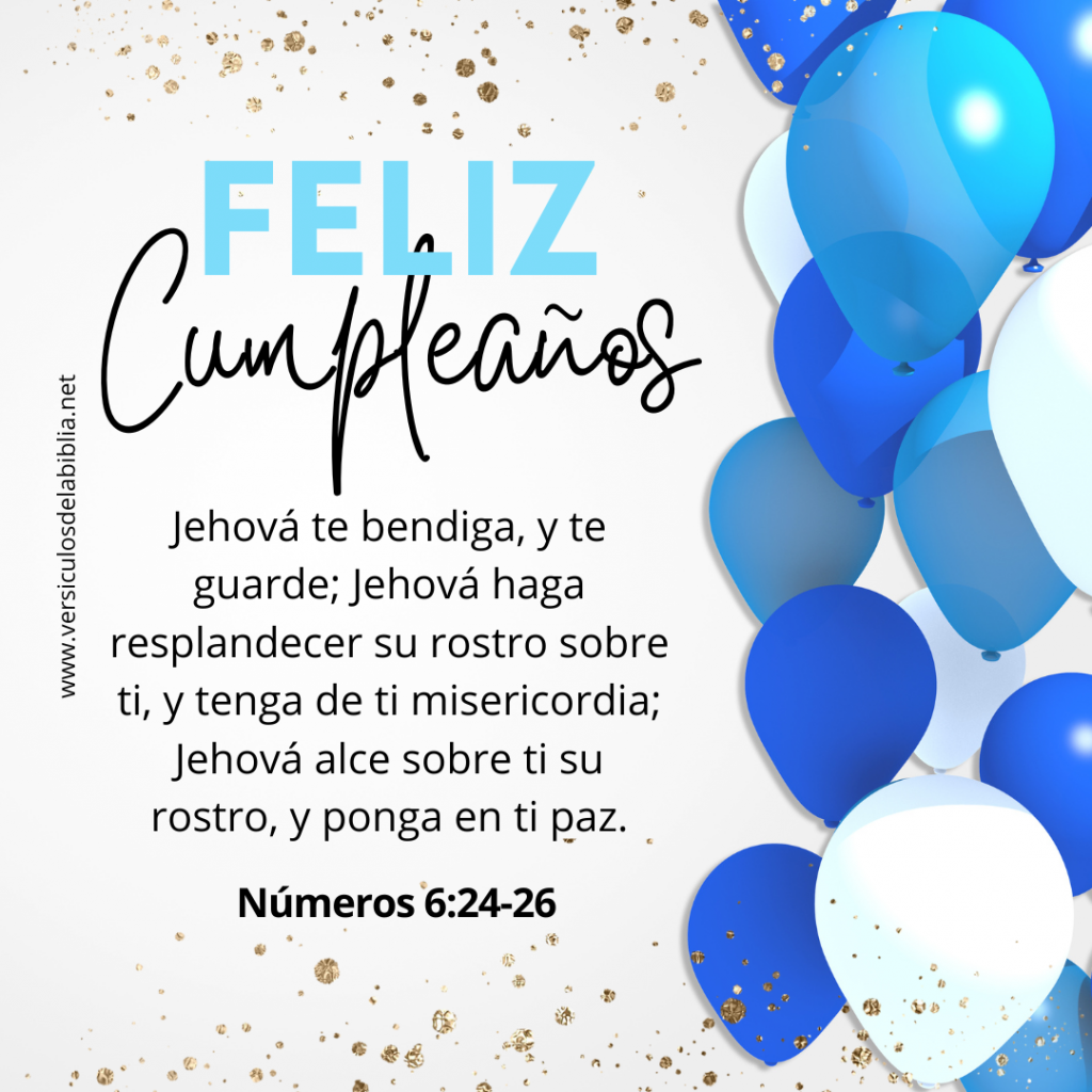 Imagen de versiculos para cumpleaños para hombres numeros 6